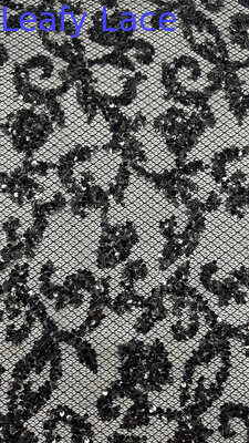 Tecido bordado luxuoso de alta qualidade Design especial para vestido para vestidos de noiva