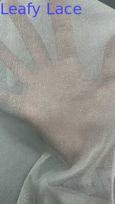 Tecido Tull Mesh para vestido para vestidos de noiva Fabricante personalizado vestidos de folhas