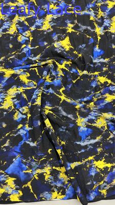 Tecido de renda floral decorativo para vestidos elegantes renda impressa de renda personalizada Tecido de renda de desenvolvimento para coleções de moda