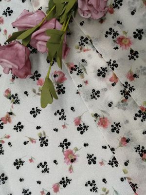 O laço impresso do tule reuniu Mesh Fabric For Bedding Articles